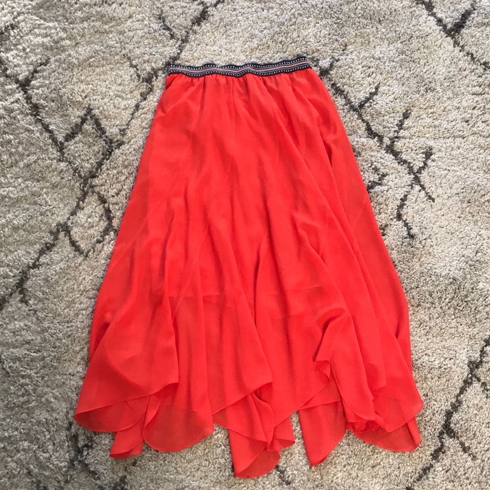 Anthropologie maxi skirt